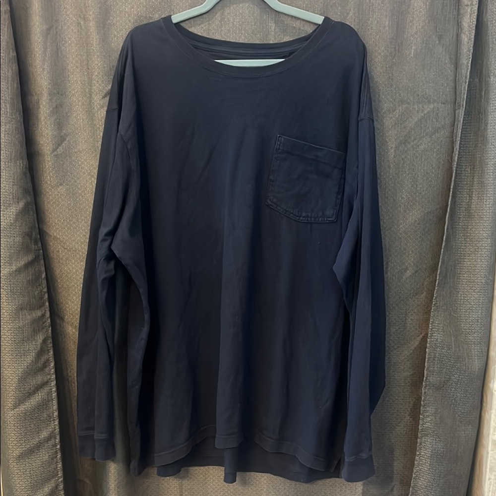 Duluth Trading Co Men's Navy Long Sleeve Tee